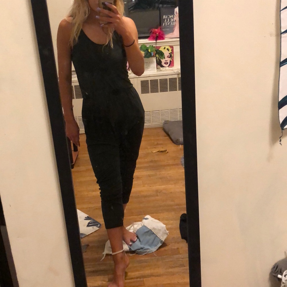 Green jumpsuit
